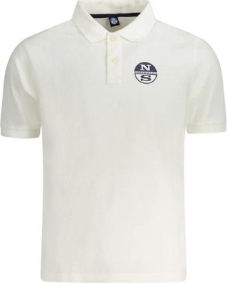 North Sails Klassiek Passend Poloshirt - Heren - Polos - Wit - M - Katoen - Tops