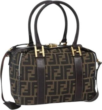 Fendi Pre-owned Handbags, female, Brown, Size: ONE SIZE Pre-owned Leather Handbag