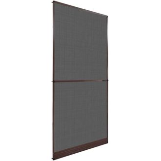 vidaXL Vidaxl - Mosquitera Con Bisagras Para Puertas Marr&oacute;n 100x215 Cm