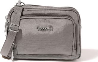 Baggallini Triple Zip Small Convertible Crossbody Bag