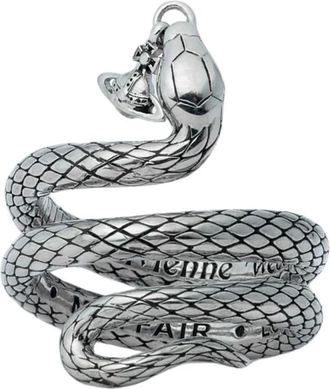 Vivienne Westwood Accessoires, unisex, Grijs, S, Slangenring