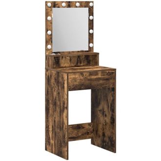 vidaXL Vidaxl - Dressing Table Smoked Oak 50 x 41 x 135 cm Engineered wood