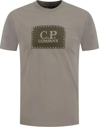 C.P. Company T-shirt met logoprint - Beige