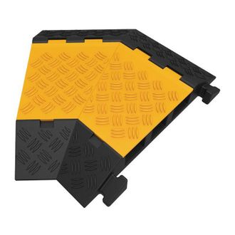 OEM Puente De Manguera Y Cable H70mm Goma Negra / Amarilla Derecha