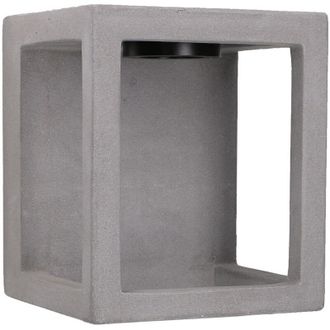 Forlight Box - Aplique Exterior Led De Cemento Para Jard&iacute;n Y Terraza. Led 4w Luz Neutra 4000k Y 208 L&uacute;menes. Impermeable Para Exterior Ip65. Cemento Natural - 