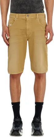 Diesel Slim shorts in coloured denim - Denim short pants - Man - Beige