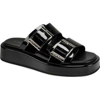 DKNY Leocadia Platform Sandal in Black at Nordstrom, Size 7.5
