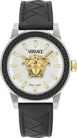 Versace Medusa Deco Leather Watch