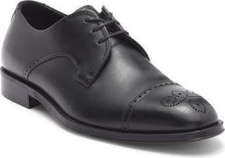 BOSS Derrek Brogue Cap Toe Derby in Black at Nordstrom Rack, Size 10.5Us / 9.5Uk