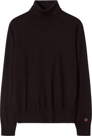 Busnel Truien & Vesten, Dames, Bruin, 2Xl, Wol, Alice Rolkraag Trui