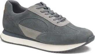 Johnston & Murphy Chase Perforated Sneaker in Gray Suede at Nordstrom Rack, Size 11.5