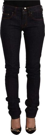 Gianfranco Ferre Slim-fit Jeans - Dames - Slim Fit Jeans - Zwart - W25 - Katoen - Jeans