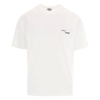 A.P.C. A.p.c., Tops, Heren, Wit, M, T-Shirts
