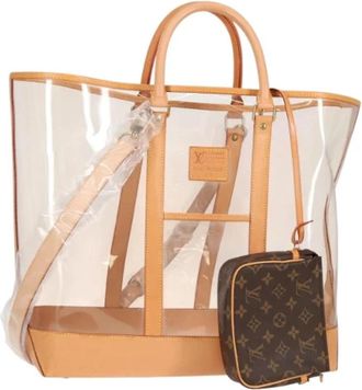Louis Vuitton Pre-owned Vinyl louis-vuitton-bags - Dames - Vintage Shopper - Wit - ONE Size - Leer - Vintage
