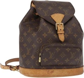 Louis Vuitton Pre-owned Canvas Rugzak - Dames - Vintage Rugzakken - Bruin - ONE Size - Vintage
