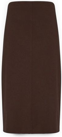 Elena Miro Kokerrok van Milano Steek - Dames - Kokerrokken - Bruin - XL - Nylon - Rokken