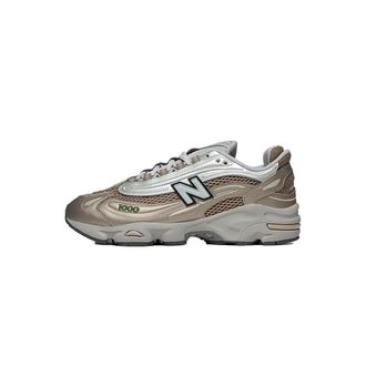 New Balance M1000N 1000 Mens Lifestyle Shoe - Arid Stone/Light Silver Metallic/Dark Alpin, Arid Stone/Light Silver Metallic/Dark Alpine Green, 9.5