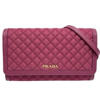 Prada Pre-owned Nylon prada-bags - Dames - Pre-owned - Roze - Maat: ONE Size Nylon