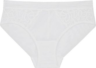 Wacoal Raffine Lace Briefs - White - XL (UK16 / XL)