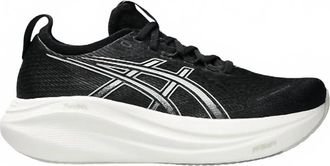 Asics Womens Gel-Nimbus 27 Running Shoes In Black/lake Grey