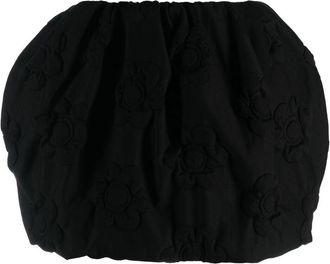 Max Mara ruched puffball skirt - women - Polyamide/Cotton/Polyester/Cotton - 40 - Black