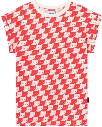 Dedicated T-Shirt Visby Pepita Cats T-Shirt f&uuml;r Damen | rosa/rot