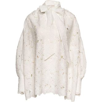 VASILIKI Raya Lace Top in White at Nordstrom, Size X-Small