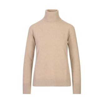 Max Mara Dames, Truien, Beige, Maat: S Wol