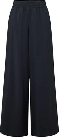 Drykorn Drykorn, Wide Trousers, female, Black, Size: W28 L32 Ceiling Palazzo Modal Trousers