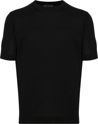 Dell'Oglio crew-neck cotton T-shirt - men - Cotton - 46 - Black