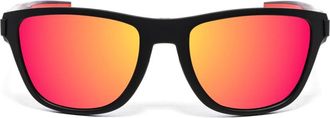 Tommy Hilfiger Ronde Acetaat Zonnebril - Heren - Zonnebrillen - Zwart - ONE Size - Accessoires