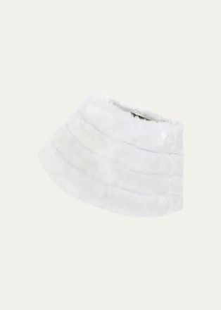 Gorski Reversible Merinillo Shearling Lamb Cape