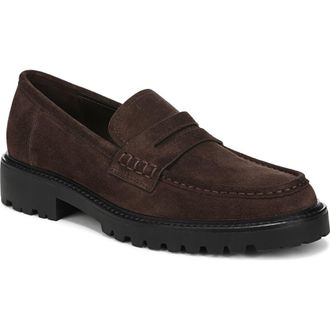 Vince Delmore Penny Loafer in Truffle at Nordstrom Rack, Size 10.5