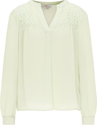 Usha Slip-on blouse Dames lichtgroen