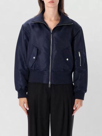 Frankie Shop cropped quilted bomber jacket