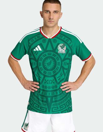 adidas Mexico 26 home Authentic - Maglia verde acceso
