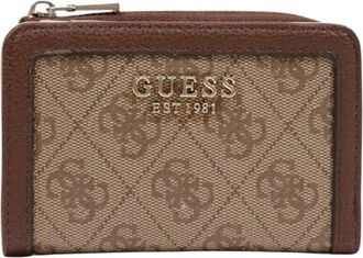 Guess Portemonnee met rits - Dames - Portefeuilles - Bruin - ONE Size - Accessoires