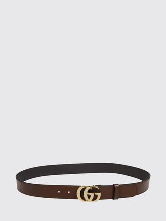 Gucci Cintura in pelle di vitello liscia con fibbia monogramma GG