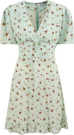 Mar De Margaritas Bloemen Zomerjurk Adele - Dames - Korte kleedjes - Groen - S - Kleedjes