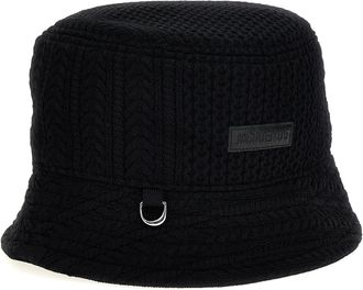 Jacquemus Unisex Black Viscose Bucket Hat