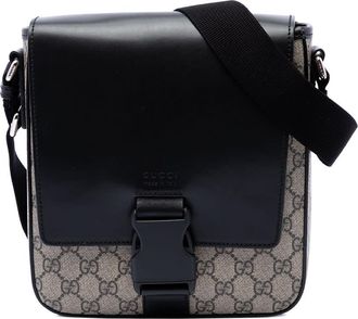 Gucci Pre-owned Gucci GG Supreme Flap Messenger Bag Unisex NGOCPU2VAVXSELG8
