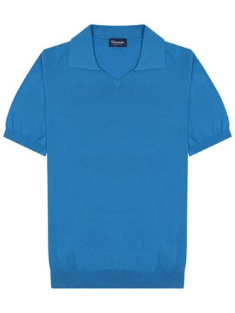 Drumohr Short-Sleeved Polo Shirt With Classic Collar