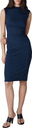 Diane Von F&uuml;rstenberg Darrius Stretch Jersey Dress in Classic Navy at Nordstrom, Size Xx-Small