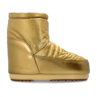 Moon Boot MB Icon Low Nolace Comet Chrome - Dames - Schoenen - Geel - Maat: 36 EU Leer