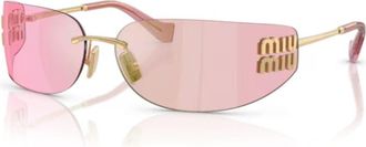 Miu Miu Eyewear MUA51S Rimless Sunglasses - Pink
