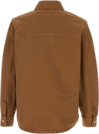 A.P.C. Mens Cotton Denim Jacket Brown