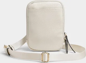 Simons Womens Textured zipped phone clutch