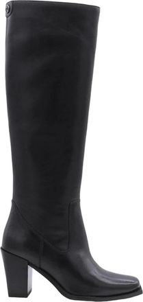 Bronx Banjo Stijl Laarzen - Dames - Hoge Laarzen - Zwart - 39 EU - Schoenen