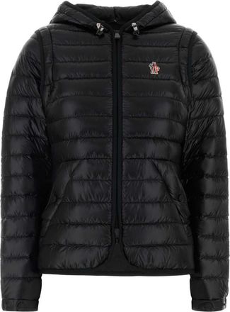 Moncler Black Puffer Hood Jacket