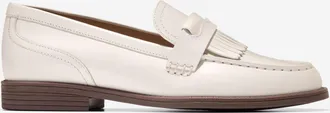 Cole Haan Womens Stassi Kiltie Loafers - Beige Size 10.5